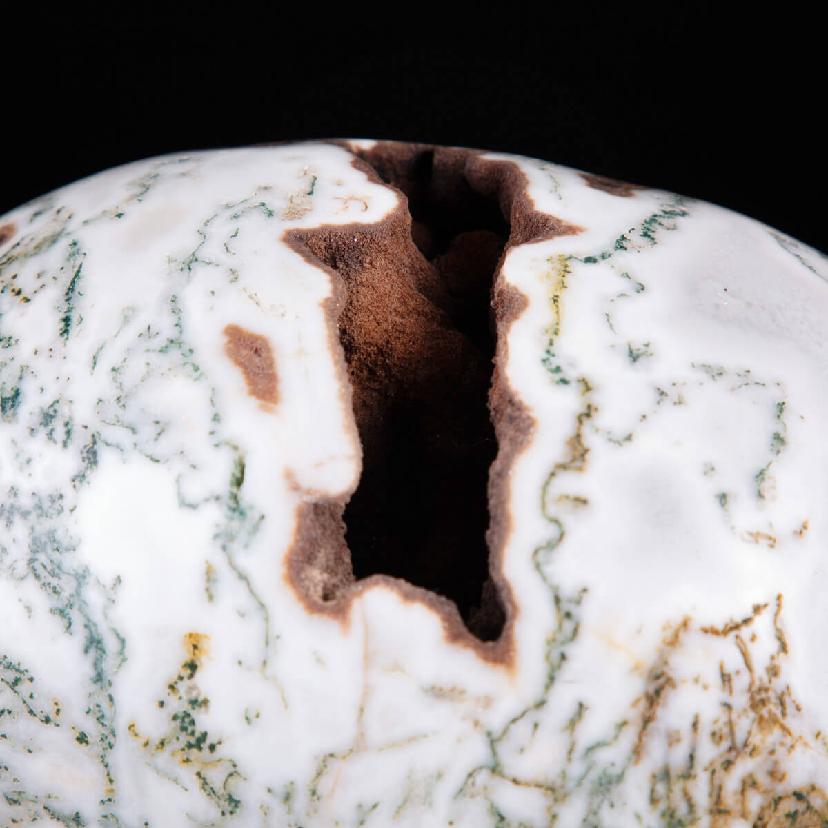 Sculpture Crâne En Agate Du Brésil - Art Main - 5.2cm - Pièce Unique Premium